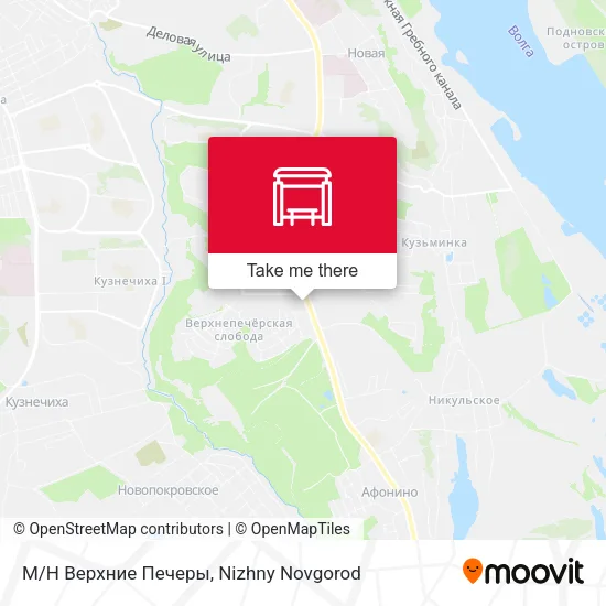 М/Н Верхние Печеры map