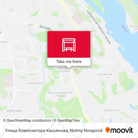 Улица Композитора Касьянова map
