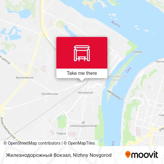 Железнодорожный Вокзал map