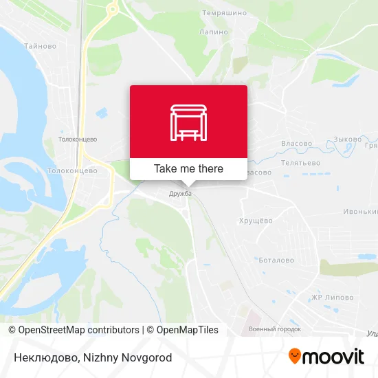 Неклюдово map