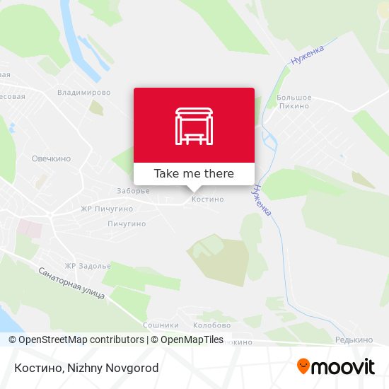 Костино map