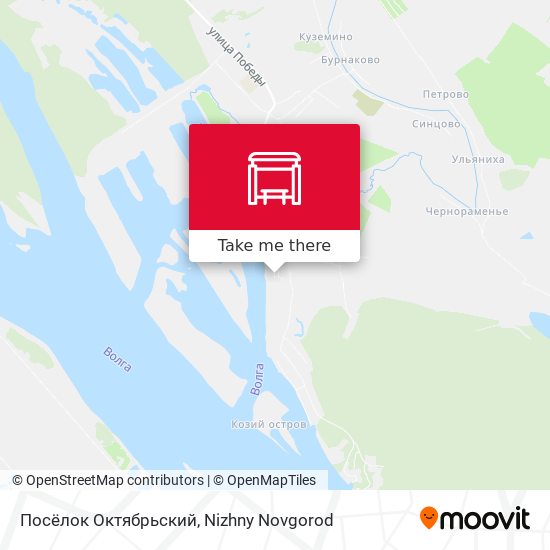 Посёлок Октябрьский map