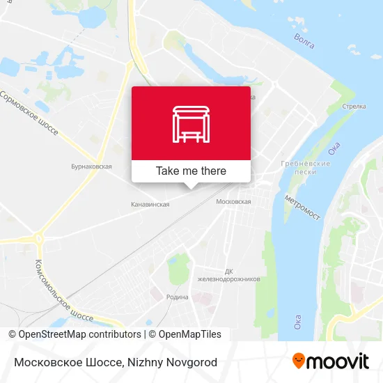 Московское Шоссе map