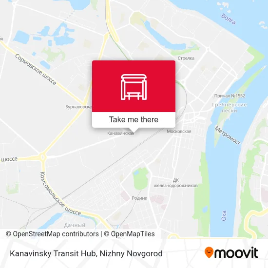 Kanavinsky Transit Hub map