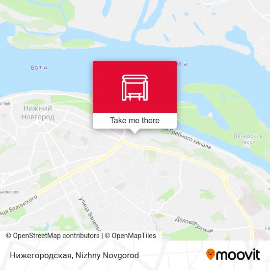 Нижегородская map