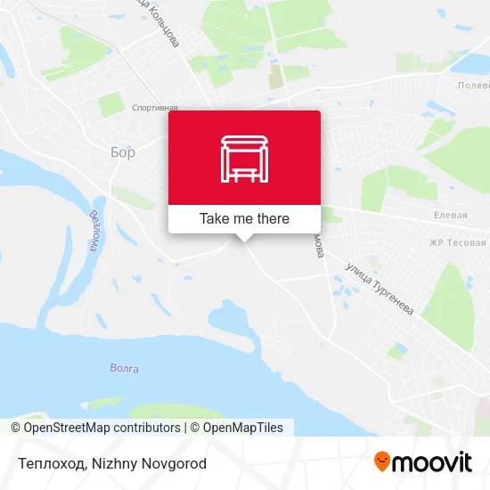 Теплоход map