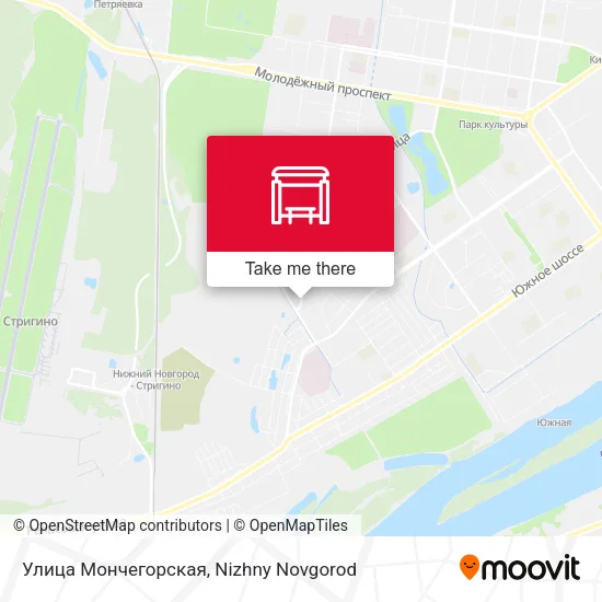 Улица Мончегорская map