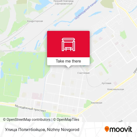 Улица Политбойцов map