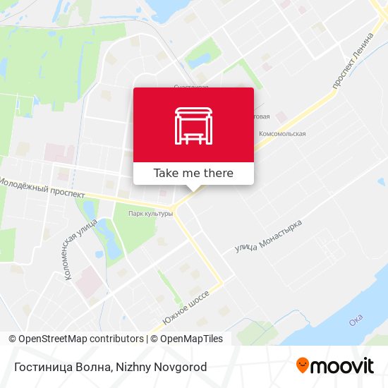 Гостиница Волна map