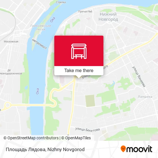 Площадь Лядова map