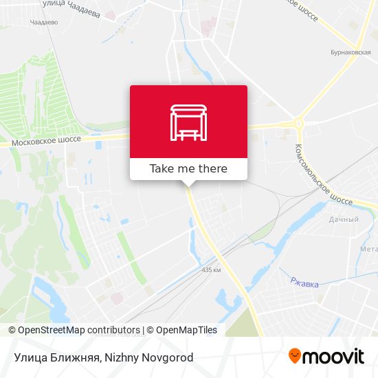 Улица Ближняя map