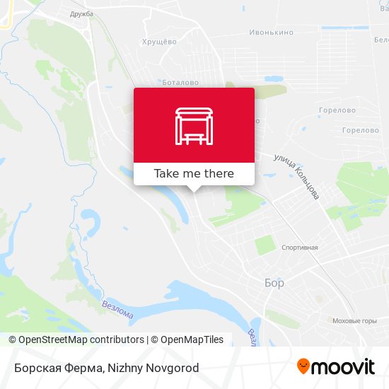 Борская Ферма map