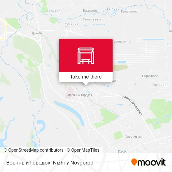Военный Городок map