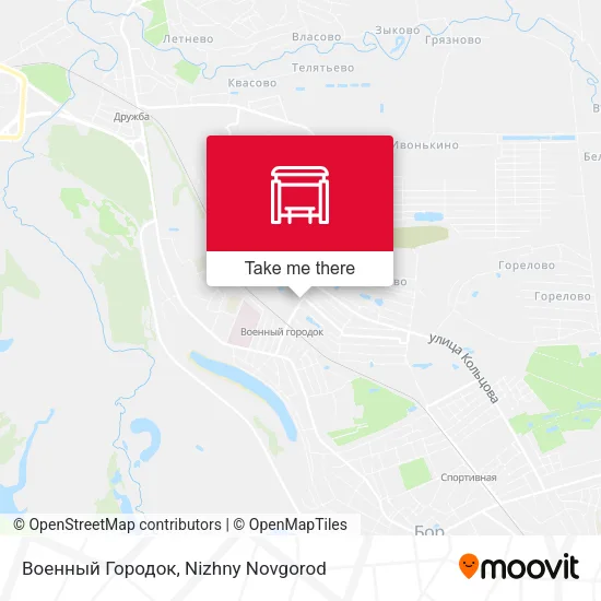 Военный Городок map
