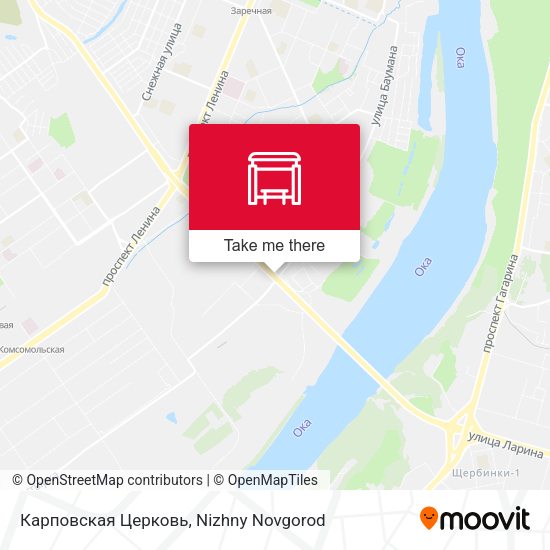 Карповская Церковь map