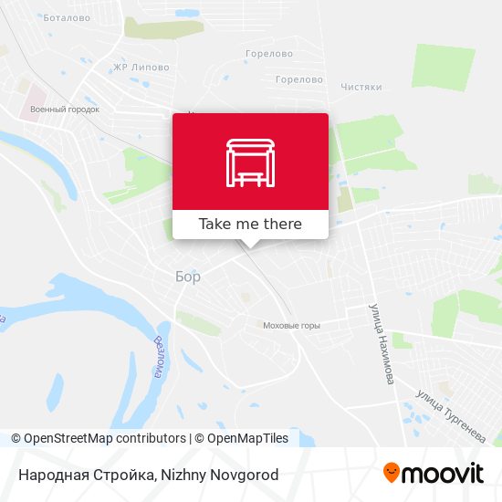 Народная Стройка map