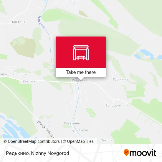 Редькино map