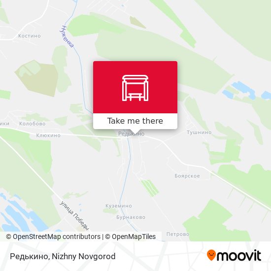 Редькино map