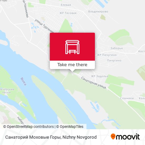 Санаторий Моховые Горы map