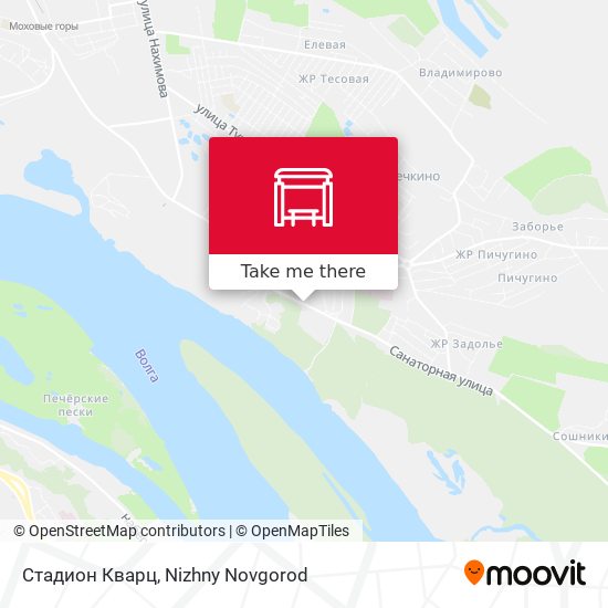 Стадион Кварц map