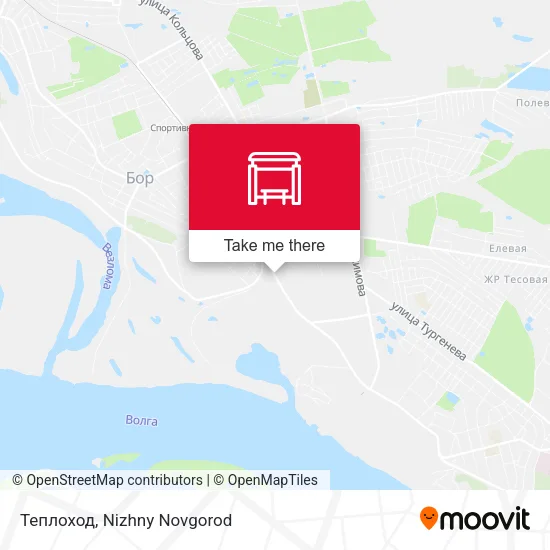 Теплоход map