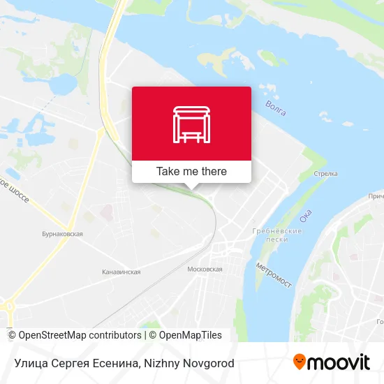 Улица Сергея Есенина map