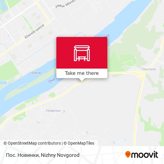 Пос. Новинки map