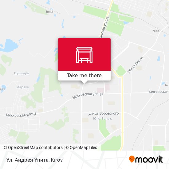 Ул. Андрея Упита map