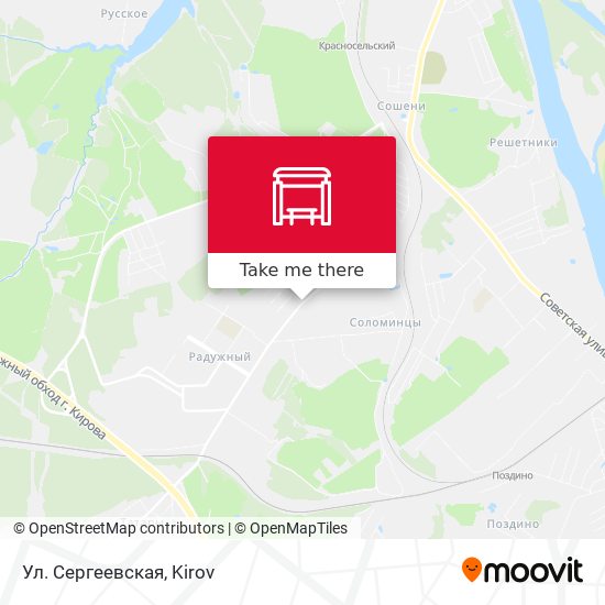 Ул. Сергеевская map