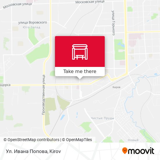 Ул. Ивана Попова map
