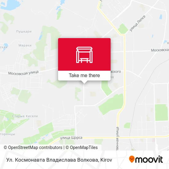 Ул. Космонавта Владислава Волкова map