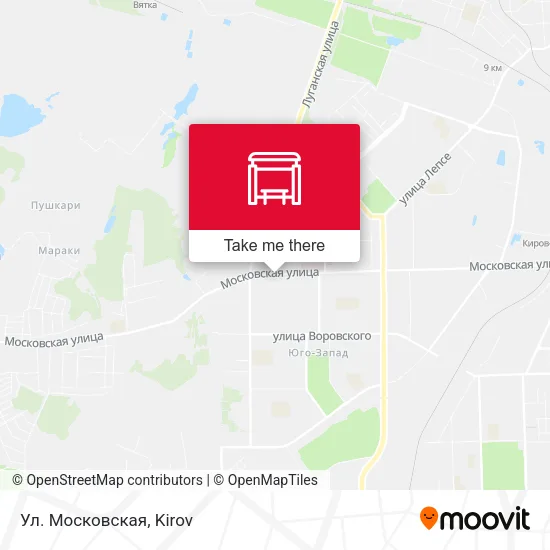 Ул. Московская map