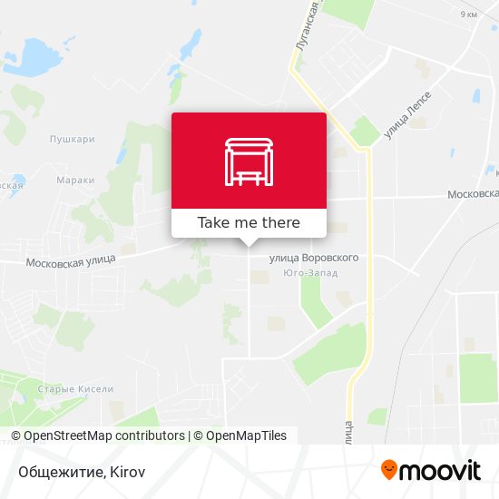 Общежитие map