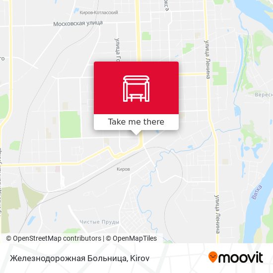 Железнодорожная Больница map