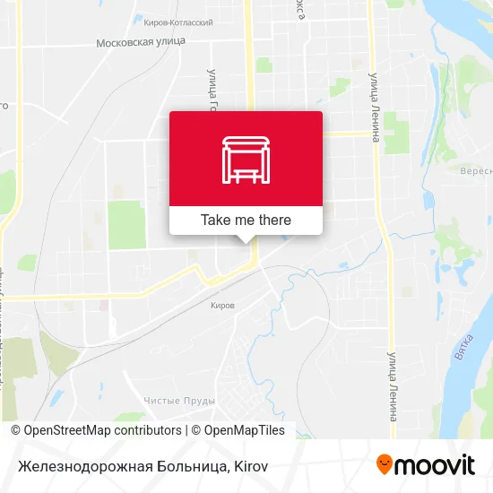 Железнодорожная Больница map