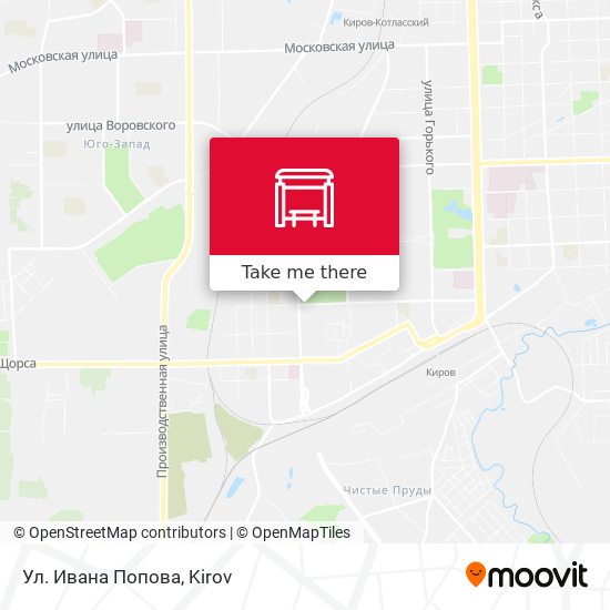 Ул. Ивана Попова map