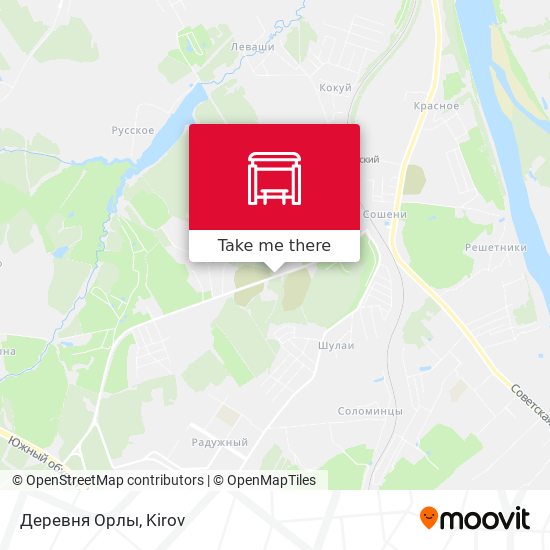 Деревня Орлы map