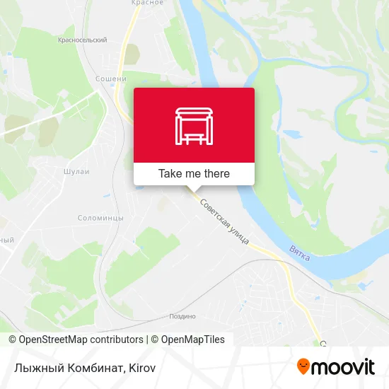 Лыжный Комбинат map