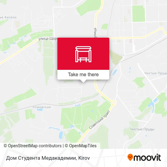 Дом Студента Медакадемии map