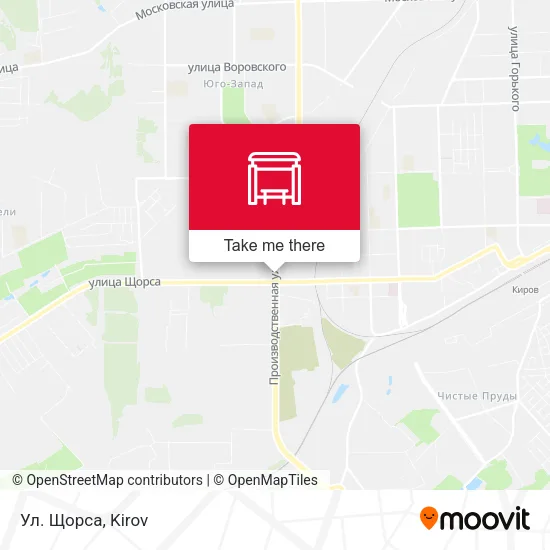Ул. Щорса map