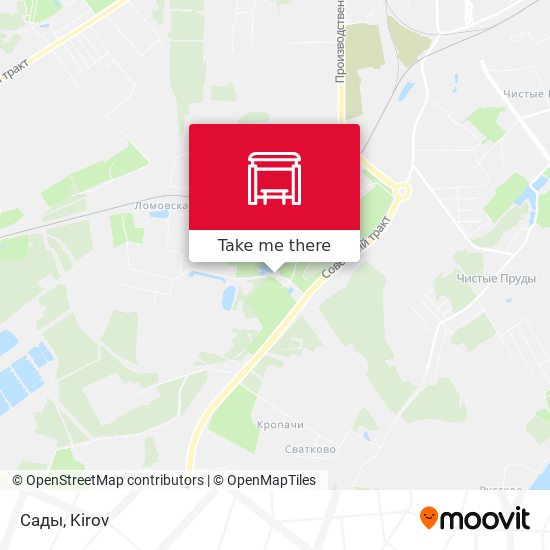 Сады map