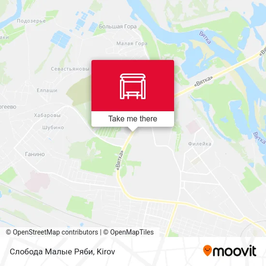 Слобода Малые Ряби map