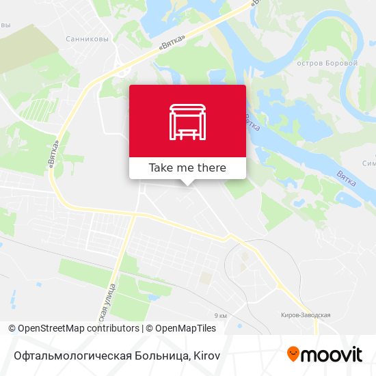 Офтальмологическая Больница map