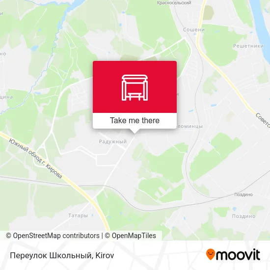 Переулок Школьный map