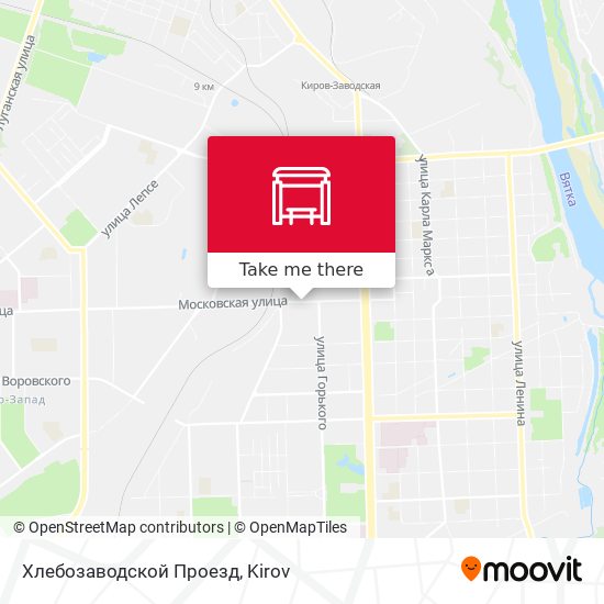 Хлебозаводской Проезд map