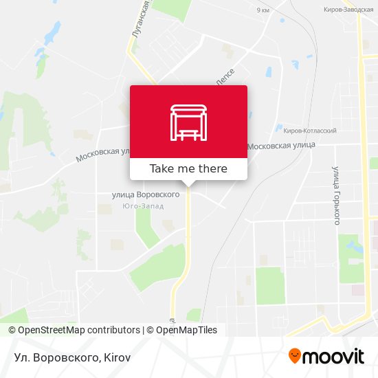 Ул. Воровского map