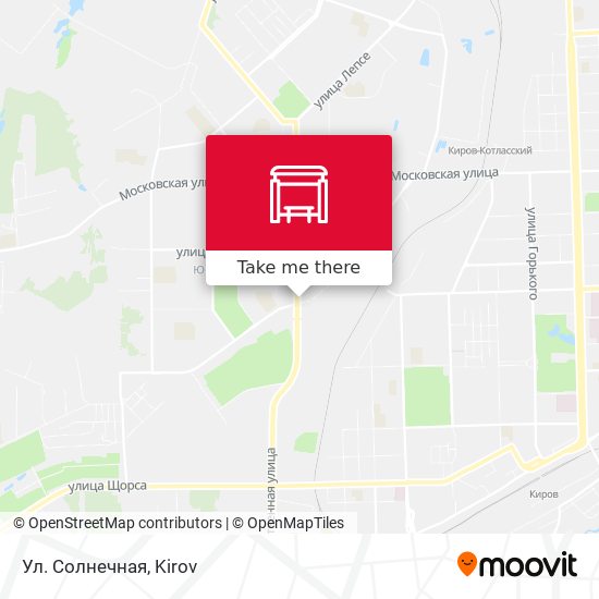 Ул. Солнечная map
