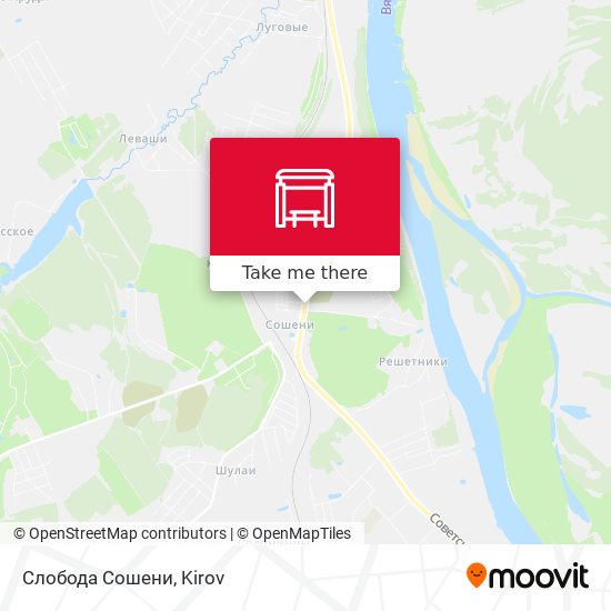 Слобода Сошени map