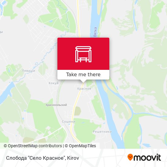 Слобода "Село Красное" map