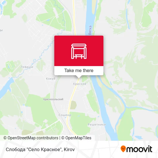 Слобода "Село Красное" map